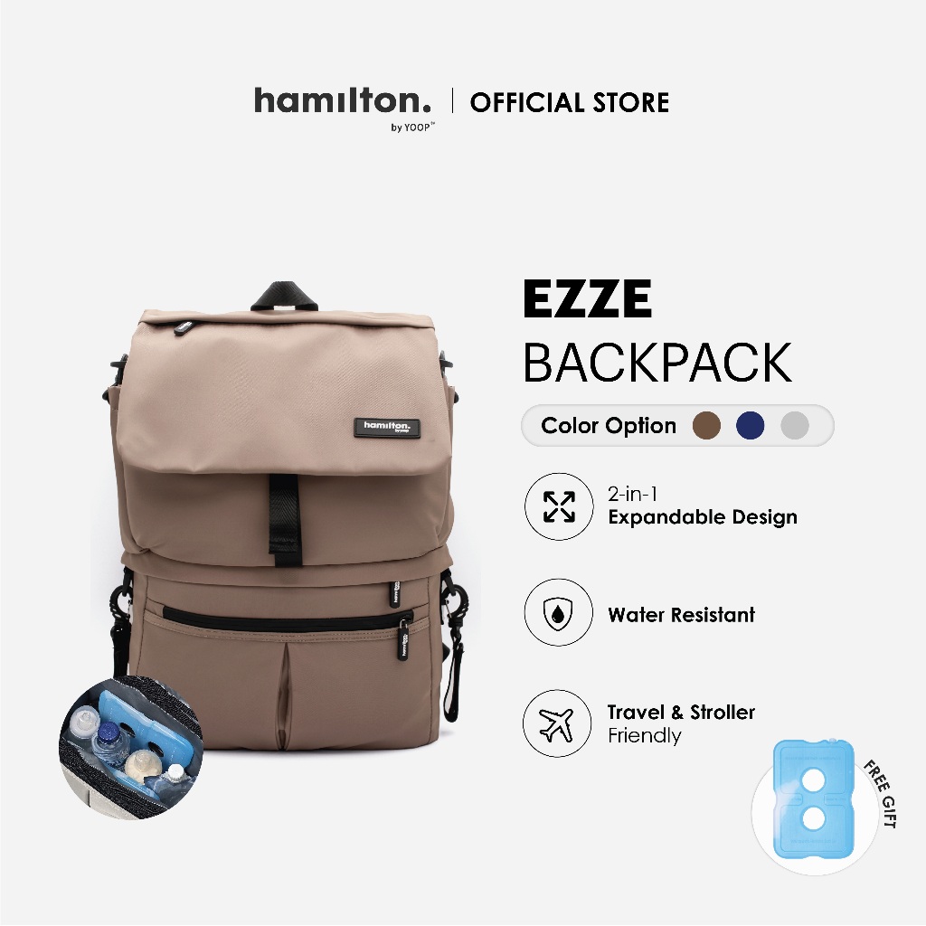 Hamilton Backpack with Detachable Cooler Bag | Shopee Singapore