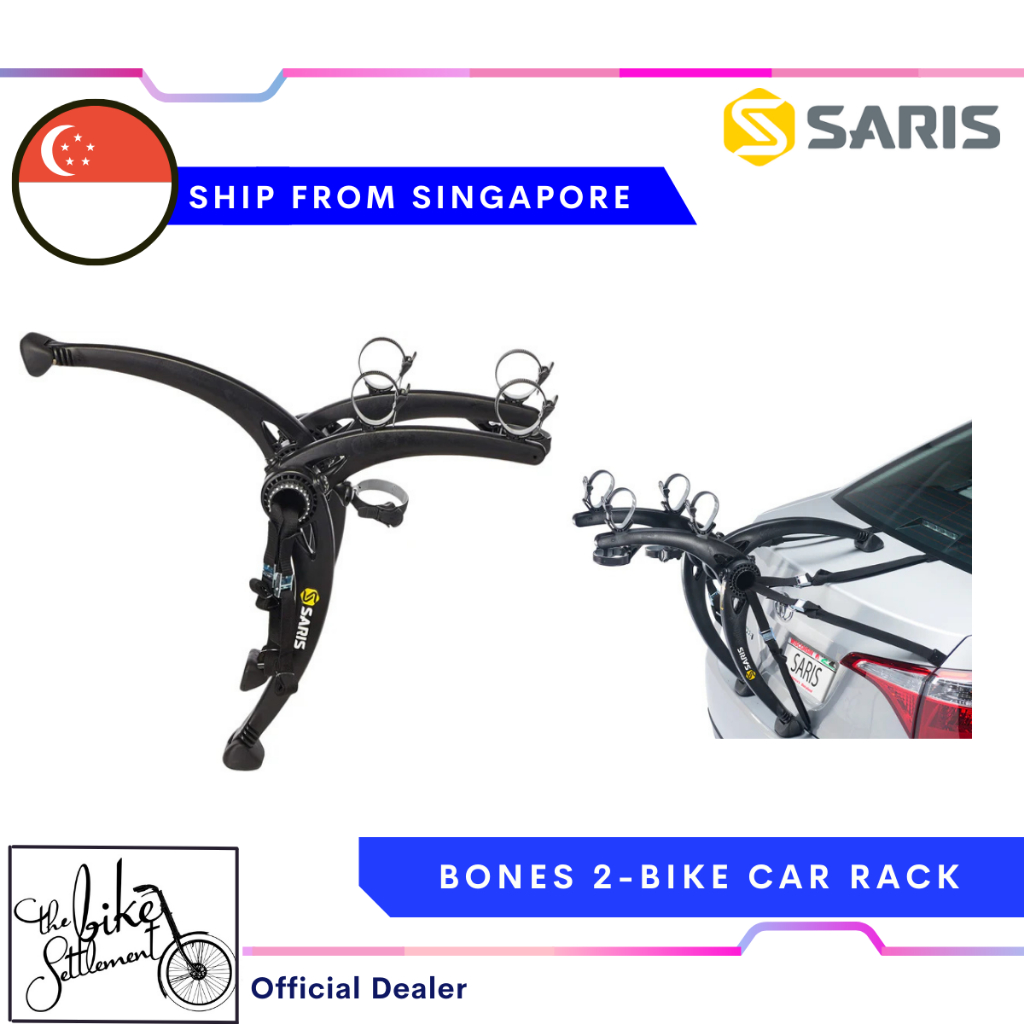 Saris Bones 2 Bicycle-Car Rack (Carries 2 bikes) | Shopee Singapore