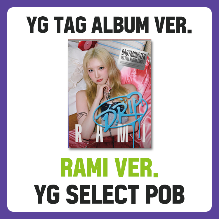 YG Tag Album Ver.] BABYMONSTER - 1st Full Album [ DRIP ] | Shopee
