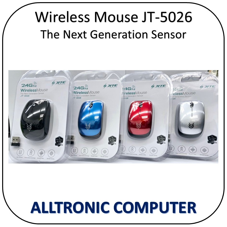 Mini Wireless Mouse Jite JT-5026 the Next Generation Sensor 2.4GHZ ...