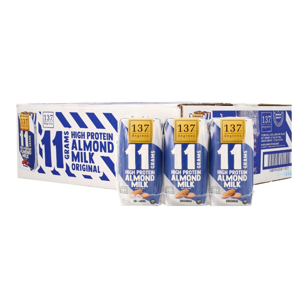 137 High Protein Almond Milk (with Isolated Soy Protein) 12x3x180ml ...