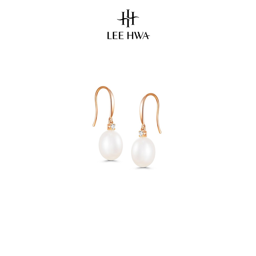 Rose Gold Lee Hwa Diamond Earrings Lee Hwa Nacre Earrings With