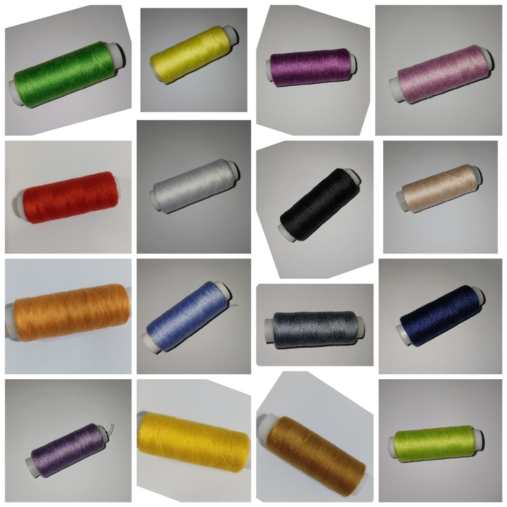 Small roll sewing thread sew machine hand seam stitch colour color ...