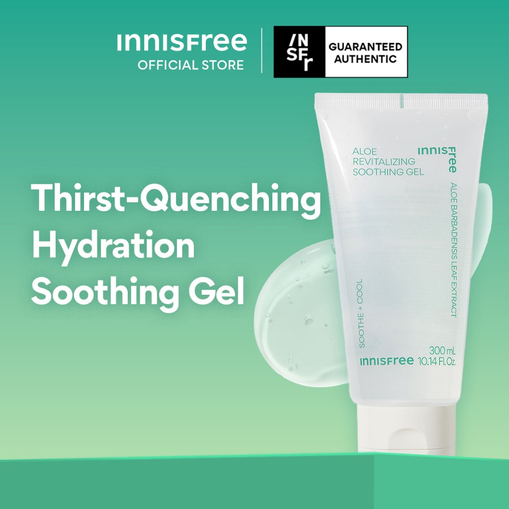 INNISFREE Official] Aloe Revitalizing Soothing Gel 300ml - Aloe, Hydration,  Soothing | Shopee Singapore