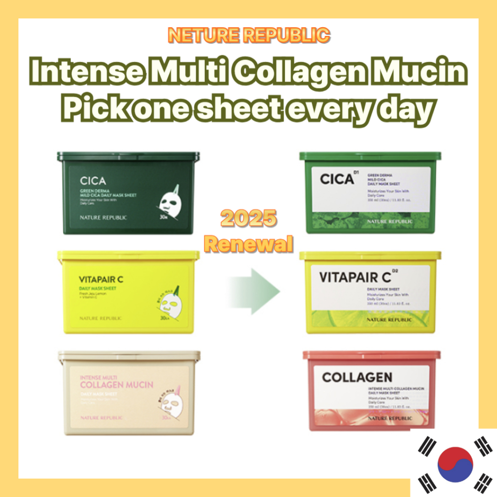 [Nature Republic] Daily Pull-out Mask Pack (30 Sheets / Multiple ...