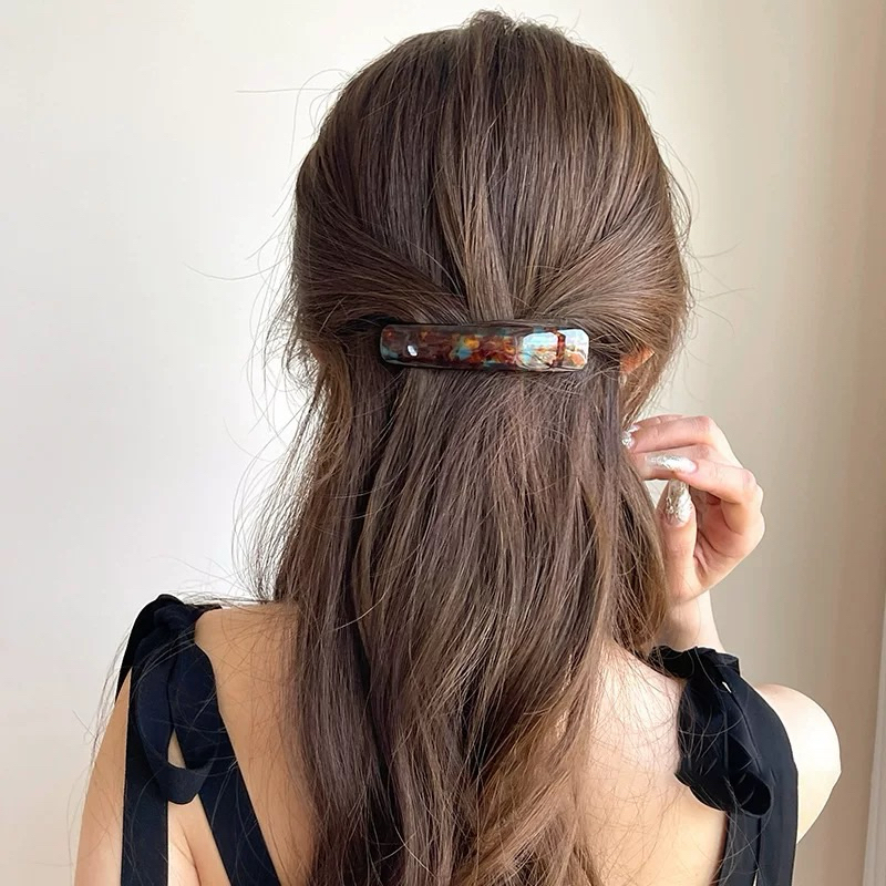 Narrow Arched French Barrette / Large Classic French Barrette Clip for ...