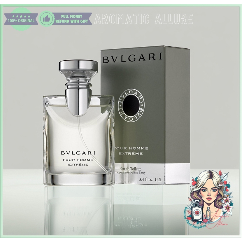BVLGARI POUR HOMME EXTREME 100ml 新品未開封 BVLGARI Pour Homme Extreme Eau de Toilette 100ml For Men | Shopee