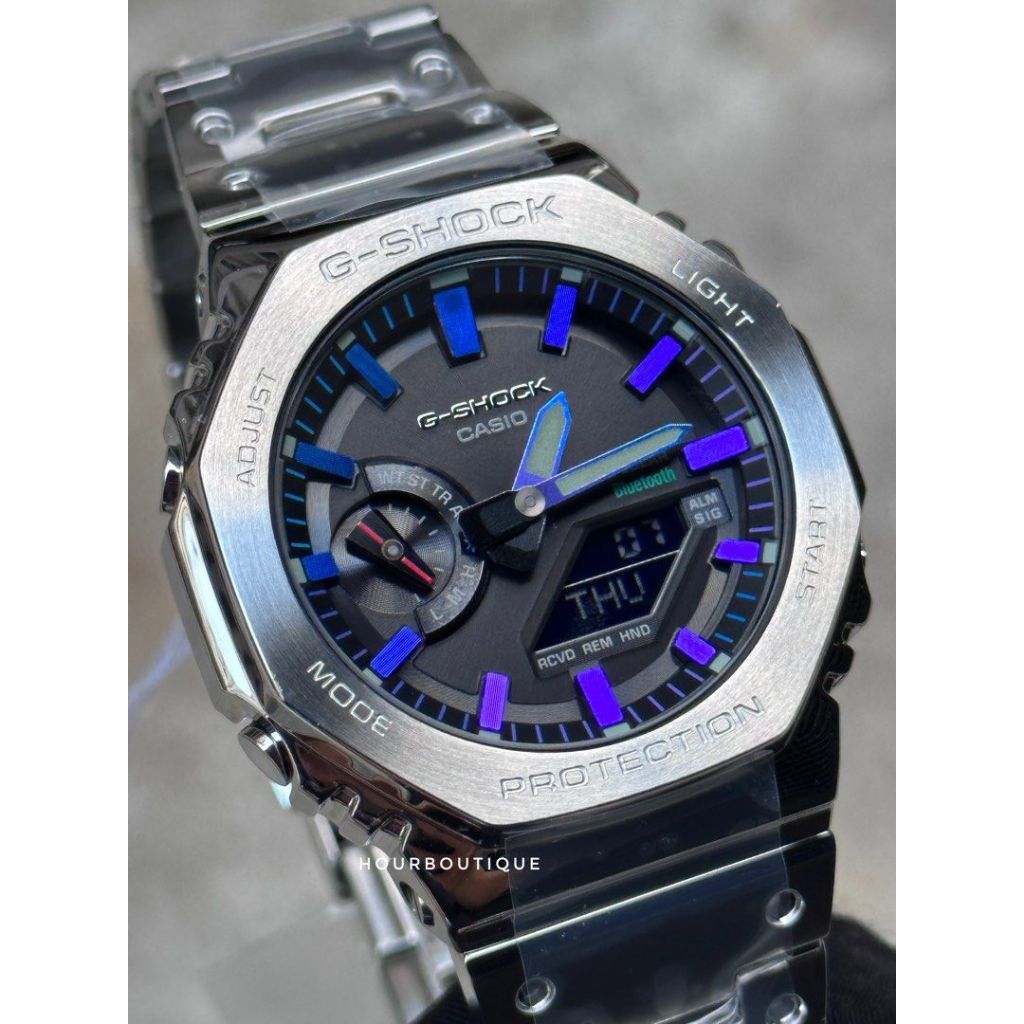 Brand New G Shock Full Metal Series Oak Design Colour Index GM B2100PC 1A