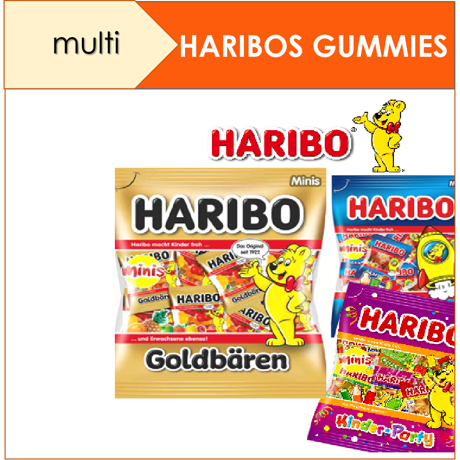Haribo Gummies Candy Multipack - (mini packs inside) | Shopee Singapore