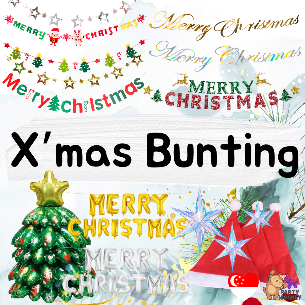 Vintage Style Christmas Bunting Banner – 8.04ft Retro Garland With 10 Flags – Polyester Decoration For Fireplace, Party, Home