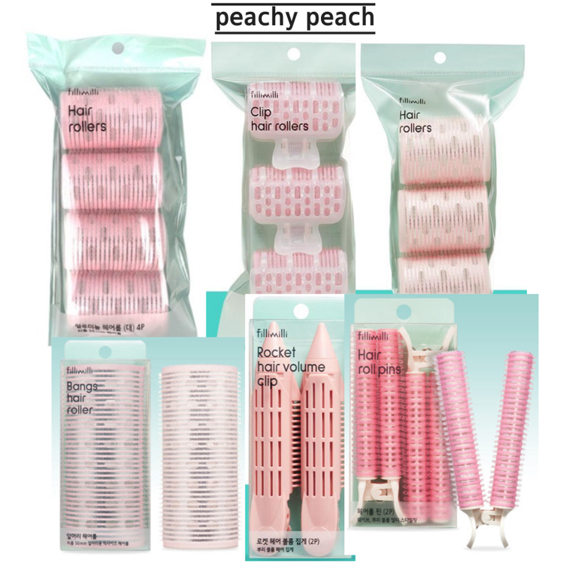 [ Fillimilli ] Aluminum Hair Roll ( Large , Extra Large sizes ) Bangs ...