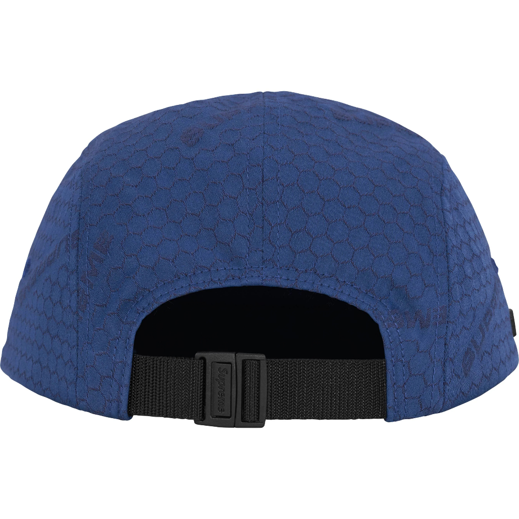 FW24 Supreme Cordura Ripstop Camp Cap Black / Yellow / Burnt
