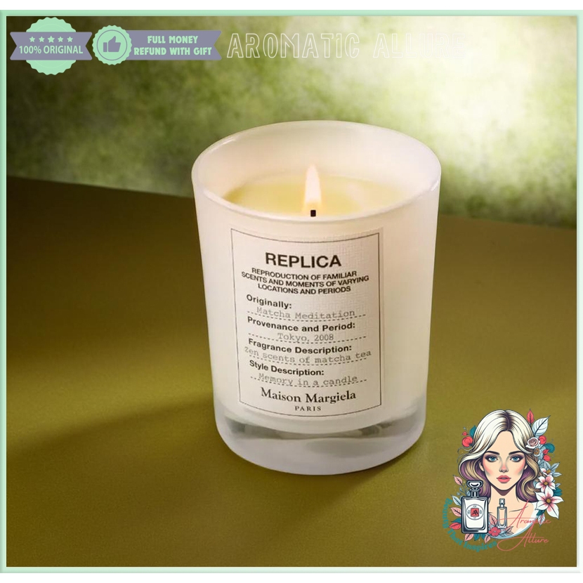 Maison Margiela REPLICA キャンドル 抹茶 165g Replica Matcha Meditation Scented Candle by Maison Margiela 165g