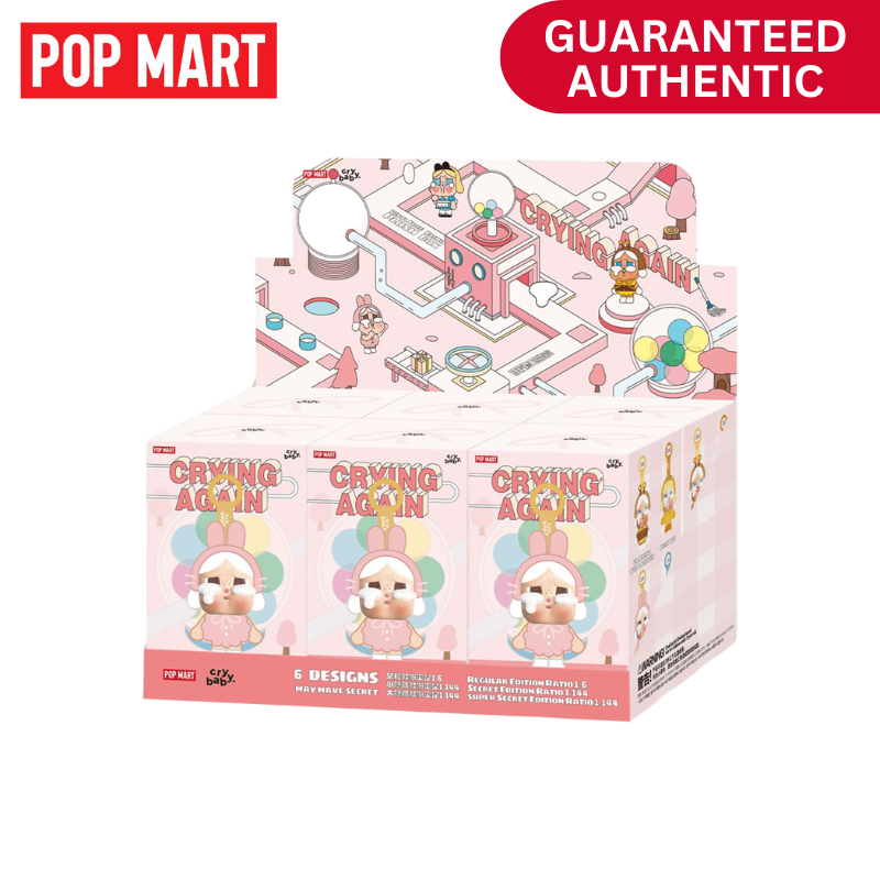 🔥 SG INSTOCKS 🔥 POP MART CRYBABY Crying Again Vinyl Face Plush