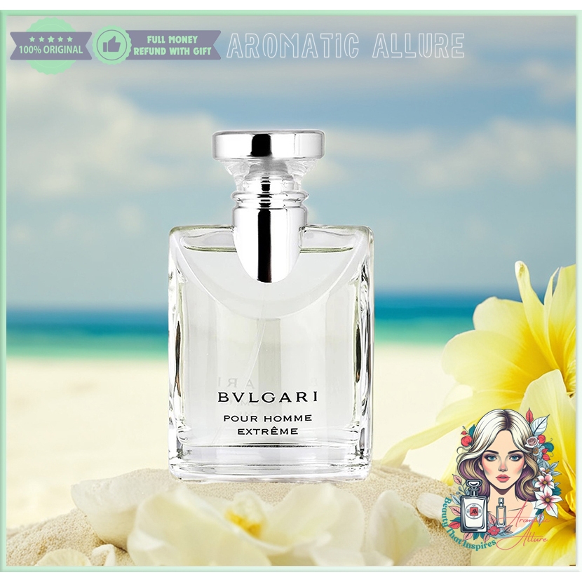 BVLGARI Pour Homme Extreme Eau de Toilette 100ml For Men | Shopee
