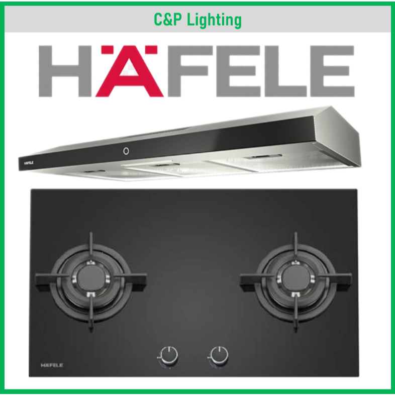 Hood Hob Bundle Hafele 80cm 2 Burner Tempered Glass Cooker Hob 90cm Slim Cooker Hood Shopee Singapore