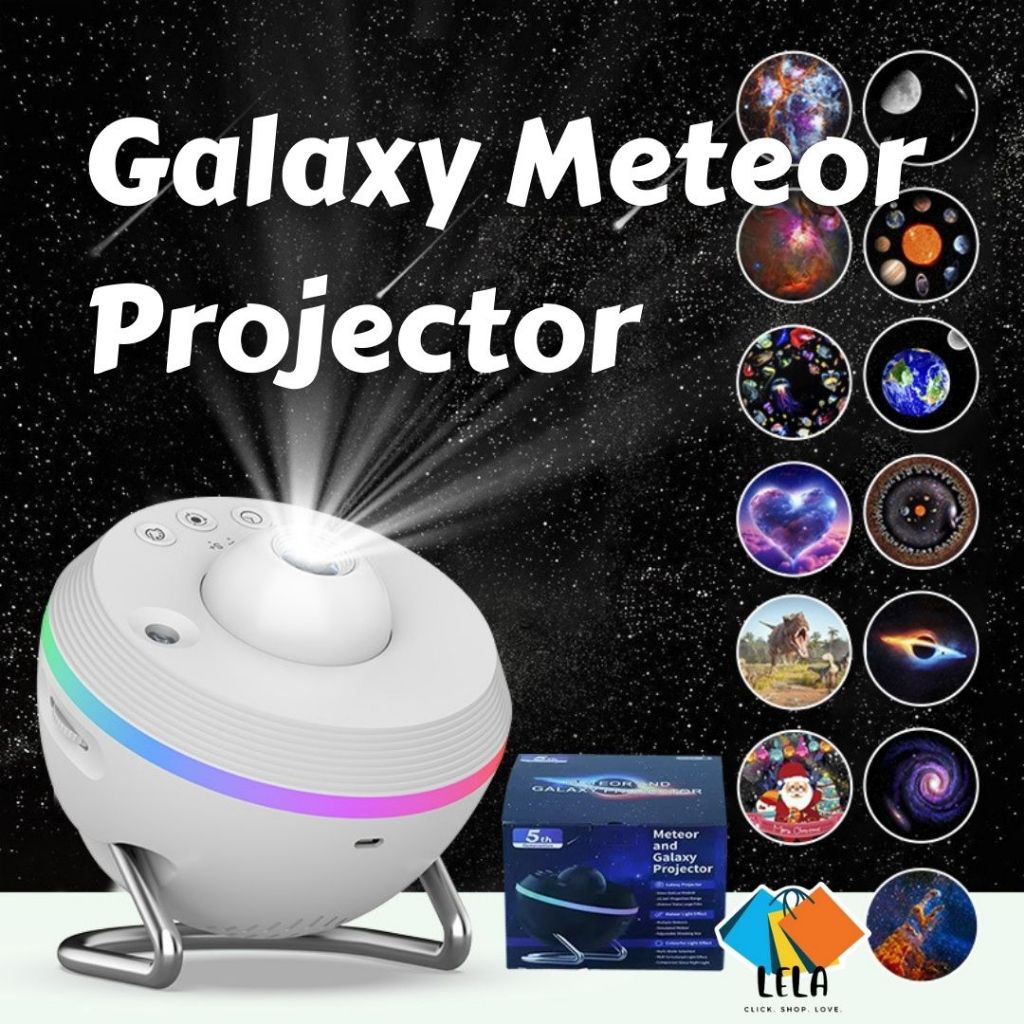 【LELA SG】4k RGB Galaxy Meteor Projector Milky Way Projector Light ...