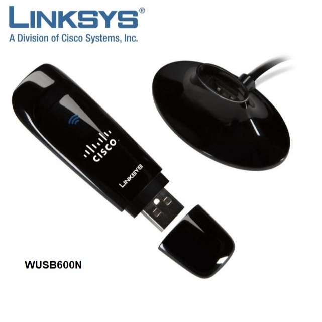 (SG) Cisco-Linksys WUSB600N Dual-Band Wireless-N USB Network Adapter ...