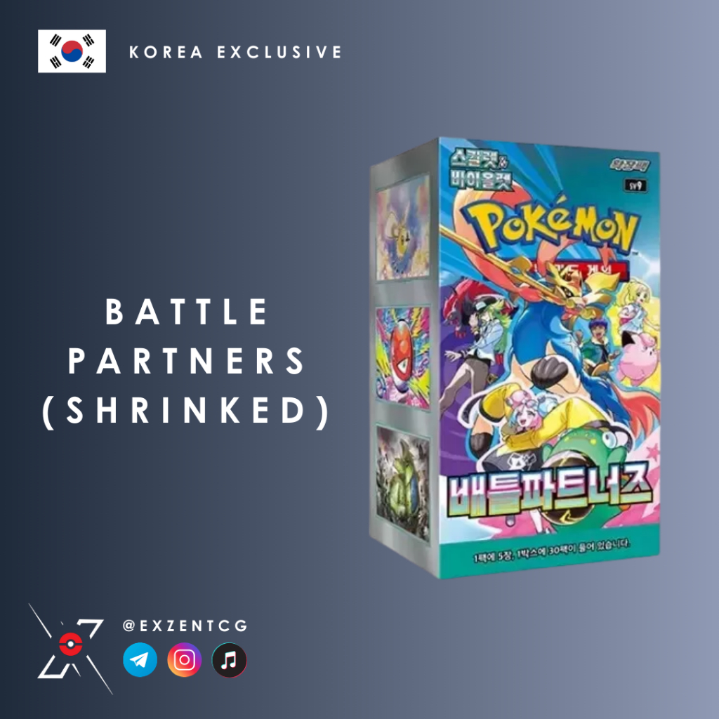 Pokemon Battle Partners Booster Box [Korean][sv9] | Shopee Singapore