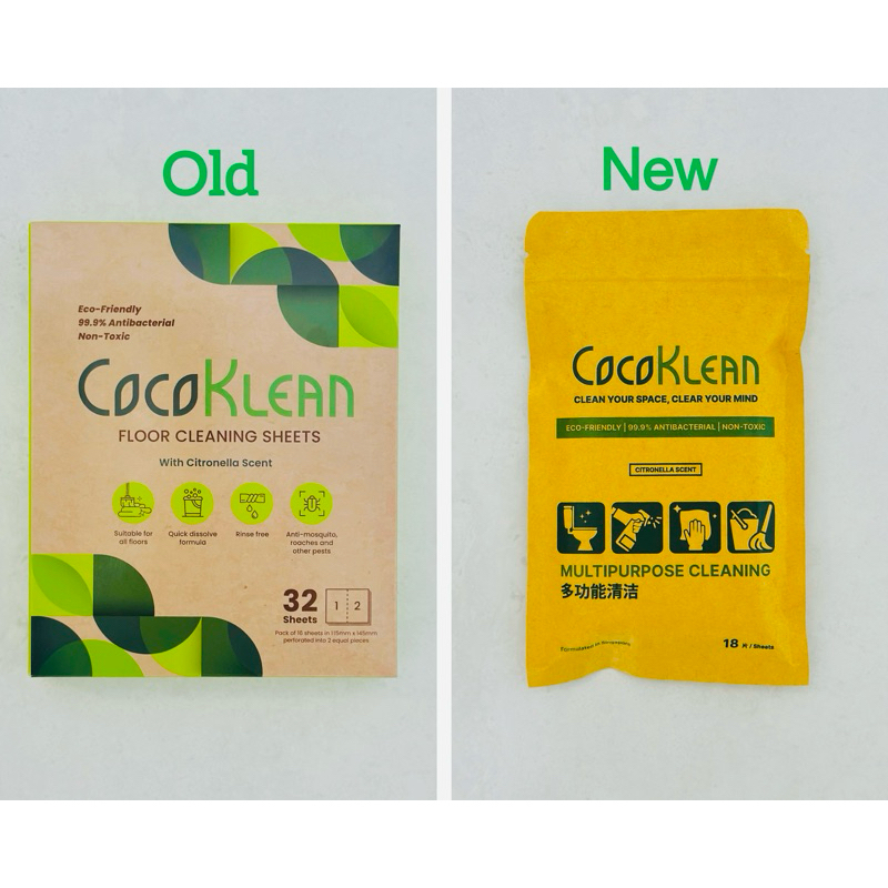CocoKlean Multipurpose Cleaning Sheets (Citronella) | Shopee Singapore
