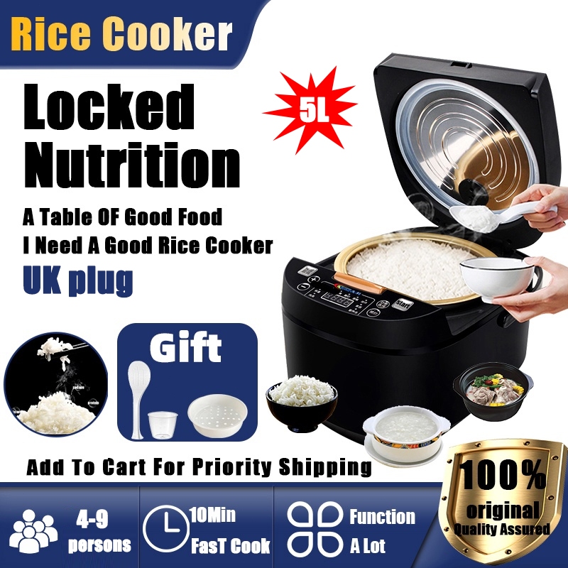 5L Household Rice Cooker Intelligent Appointment Timing Heating Rice ...