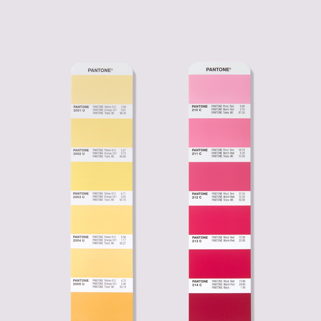Pantone Official] Formula Guide Set | Coated & Uncoated 2 guides