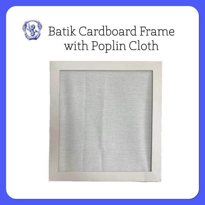 🇸🇬Batik Frame Cardboard Frame with Poplin Cloth DIY | Shopee Singapore