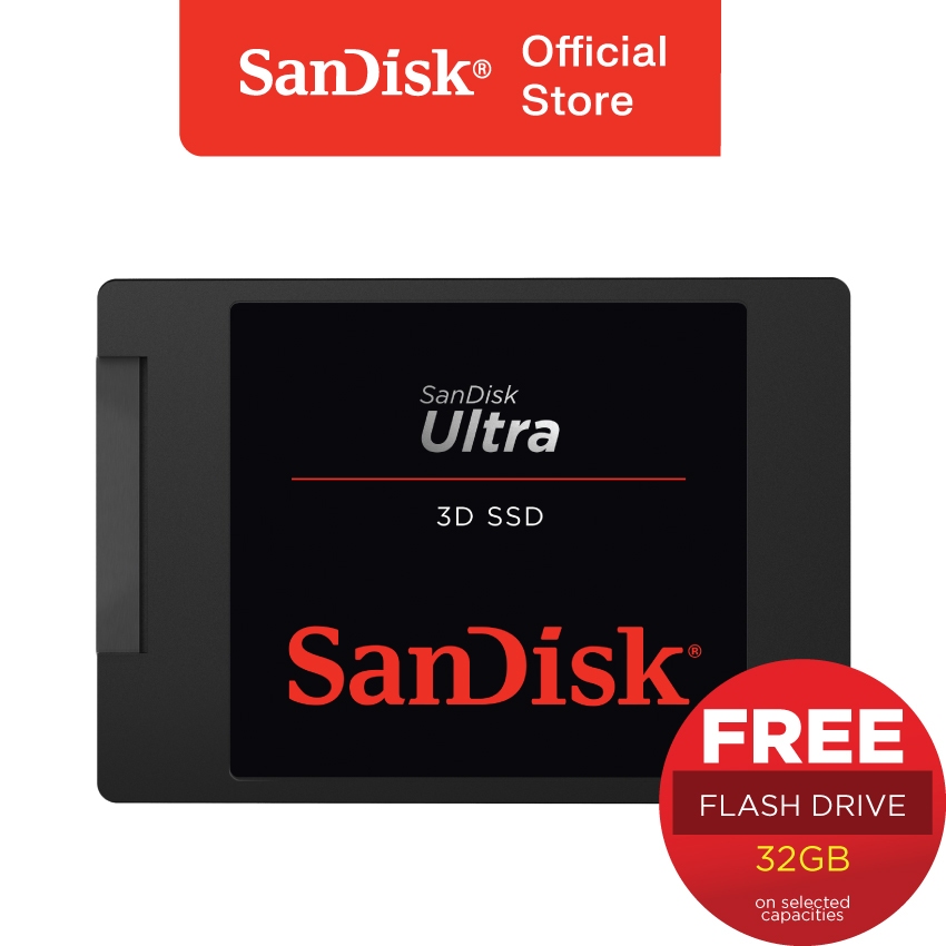 SanDisk Ultra 3D SSD Solid State Drive Shopee Singapore