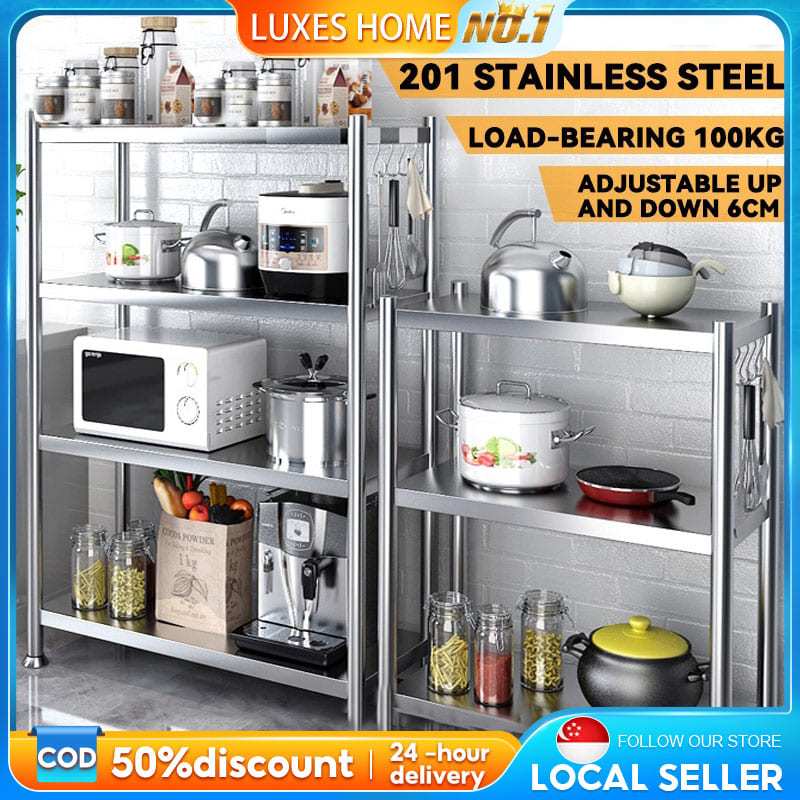 5 layer Kitchen Organizer Storage Rack Stainless Steel Kitchen Rack ...