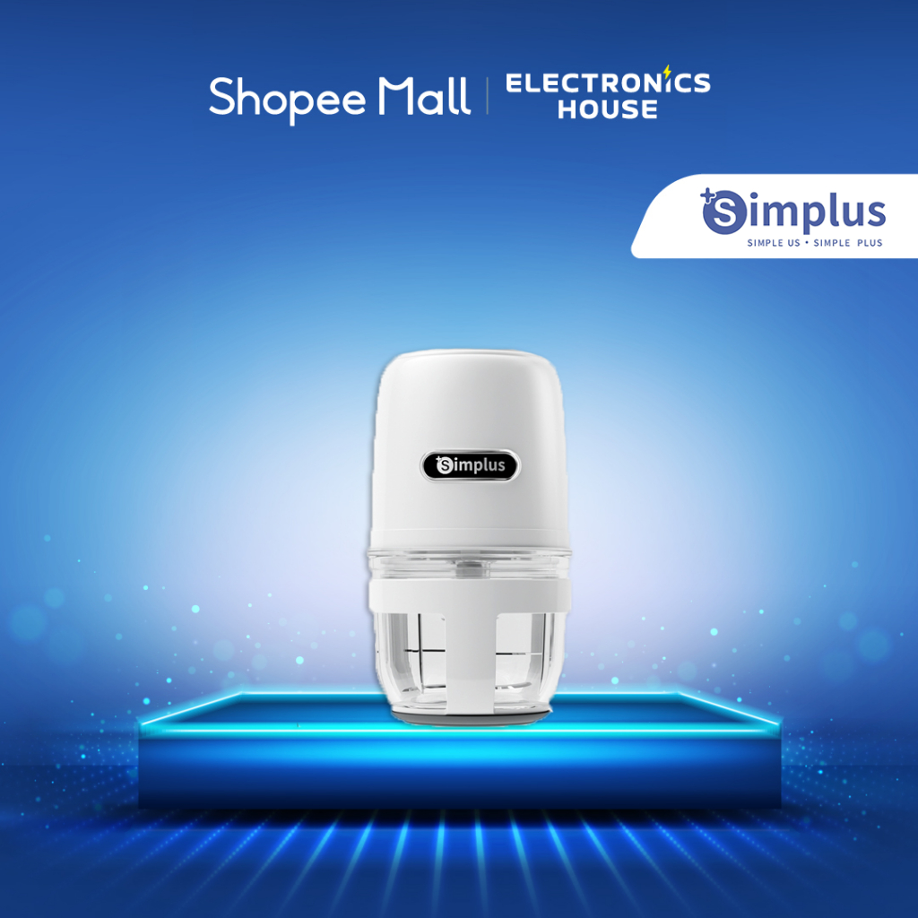 Simplus 0.3L Mini Baby Food Processor 304 Stainless Steel 200W Powerful ...