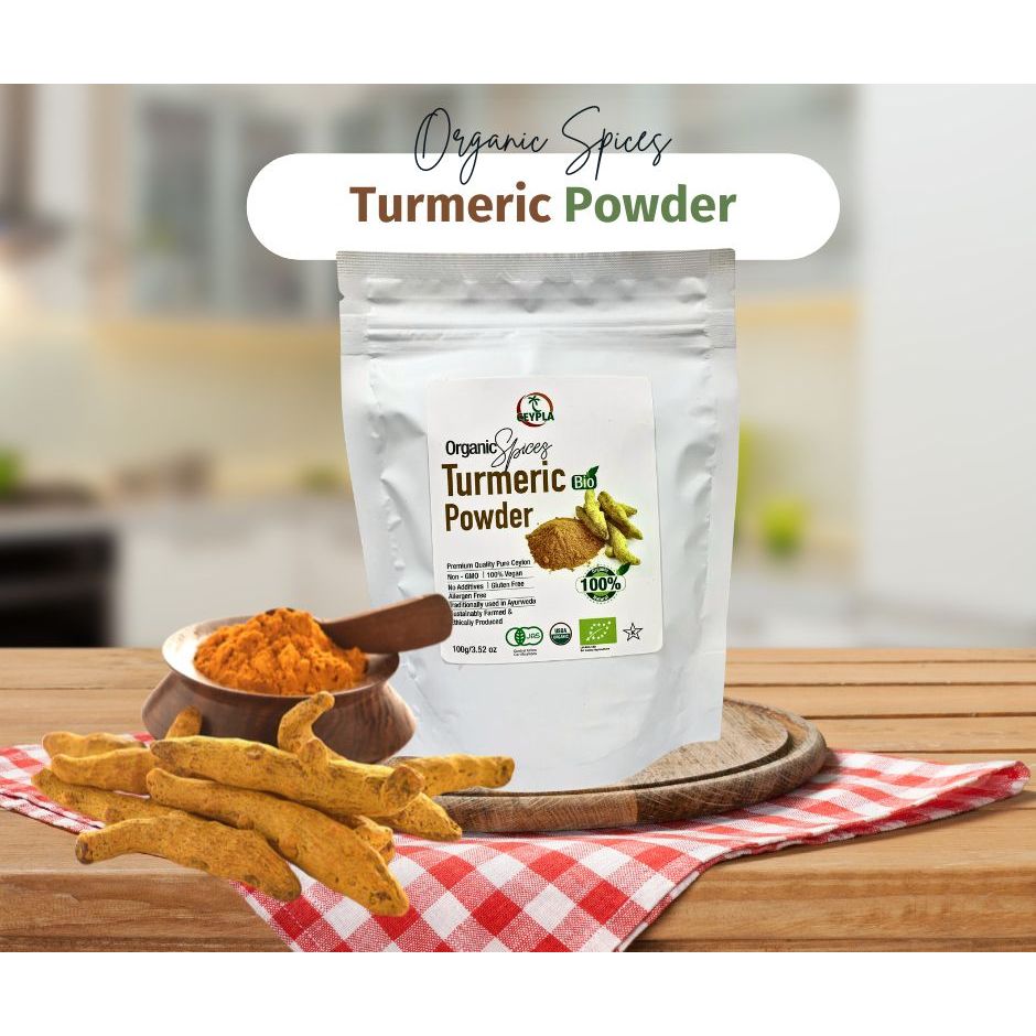 [SG Ready Stock] Ceypla Organic Turmeric Powder 100g-有机姜黄粉 100g ...