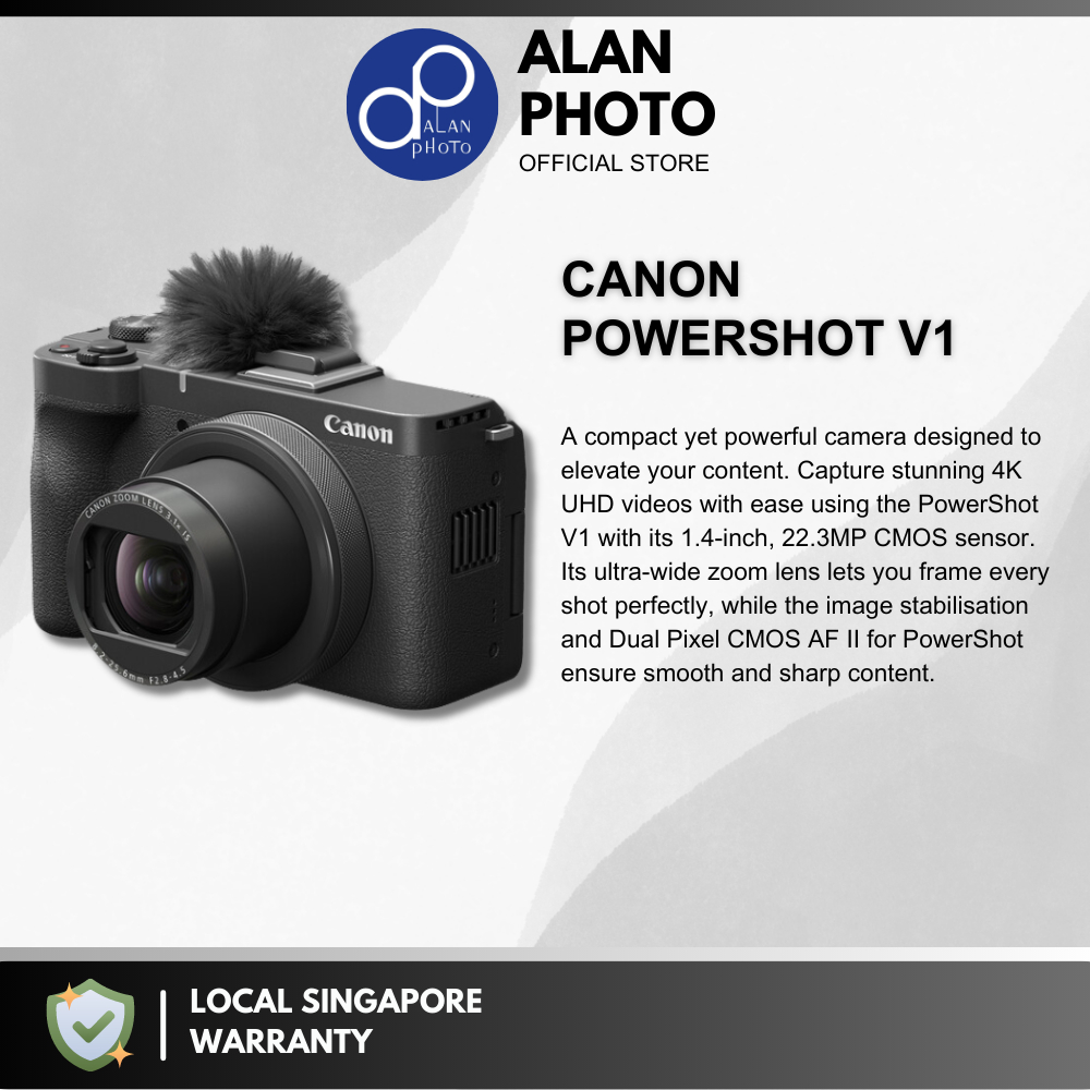 Canon PowerShot V1 Digital Camera | Canon Singapore Warranty