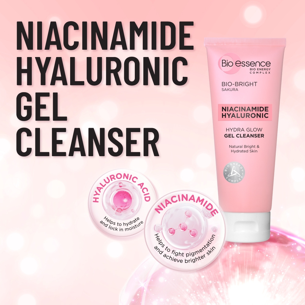 BIO ESSENCE Bio-Bright Hydra Glow Gel Cleanser 80g | Shopee Singapore