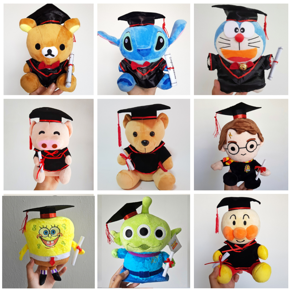 SG Seller 20cm 30cm Graduation Plush Shopee Singapore