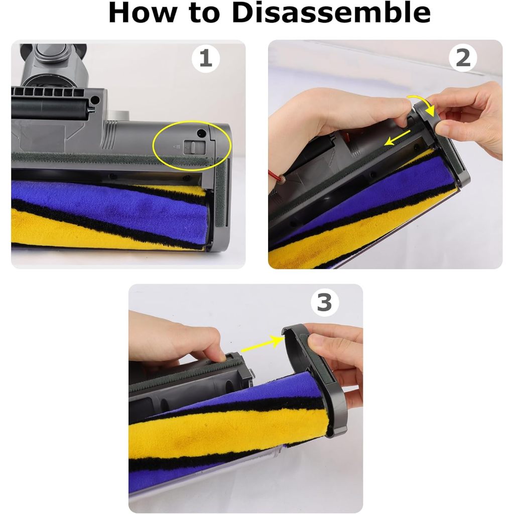 Dyson Compatible OEM Soft Roller Head Attachment Laser Light V6 V7