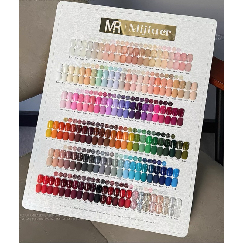 SG ready stock .136 Colours gel polish set, come with color chart.base ...