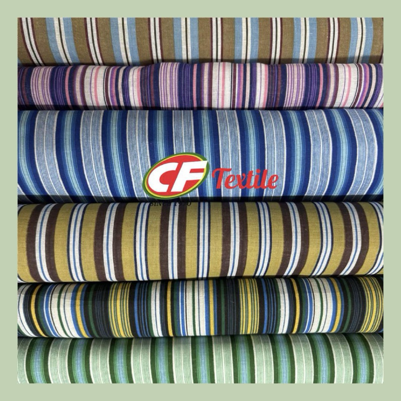 Kain Corak Jalur - Lebar 36” (100% Cotton) | Shopee Singapore
