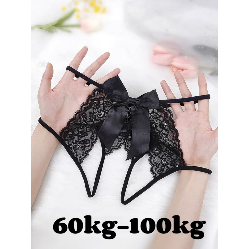Plus Size Open Crotch Women Sexy Bdsm Lingerie Crotchless Panties 