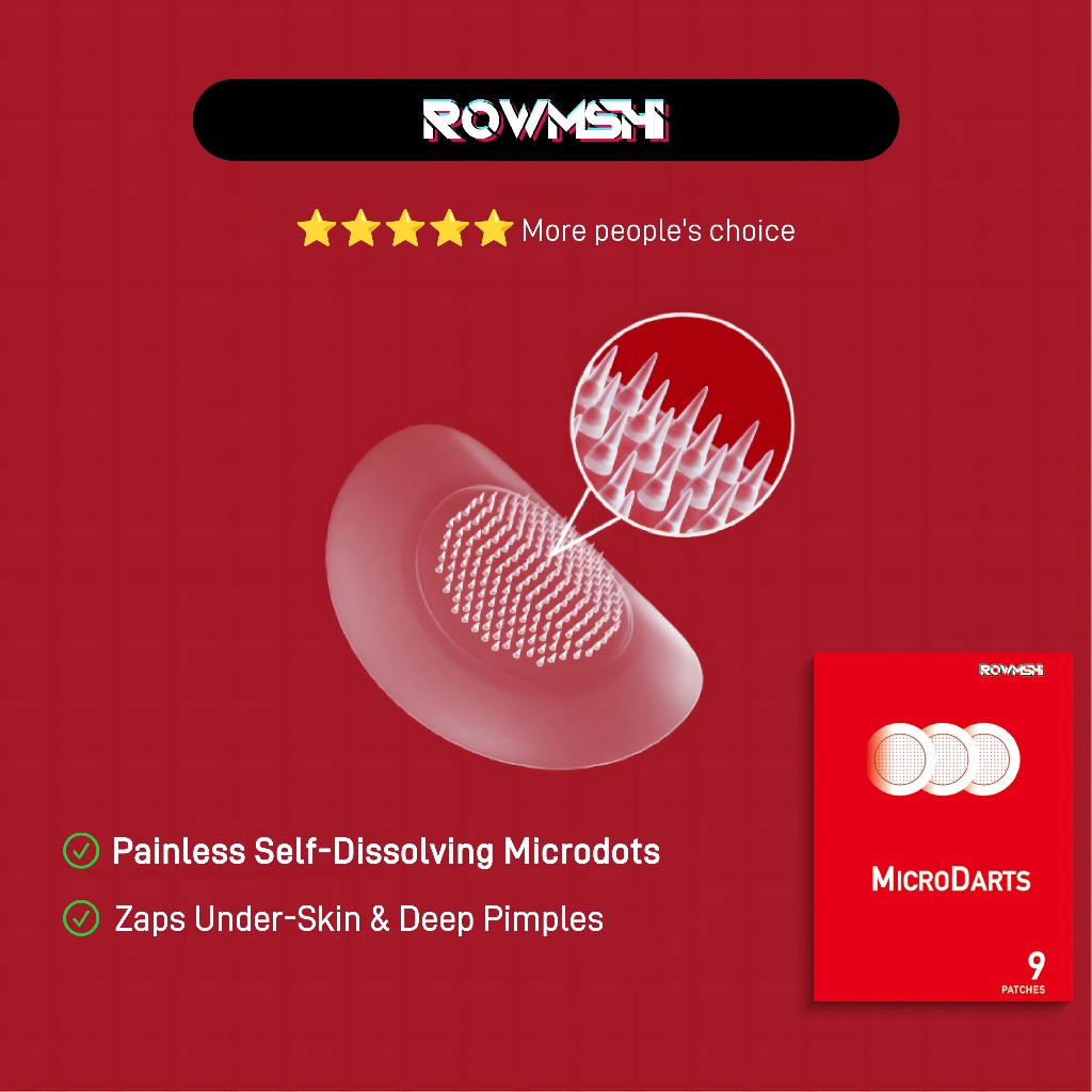 ROWMSHI Microdarts for Acne | Microneedle Patches for Blind Pimples ...