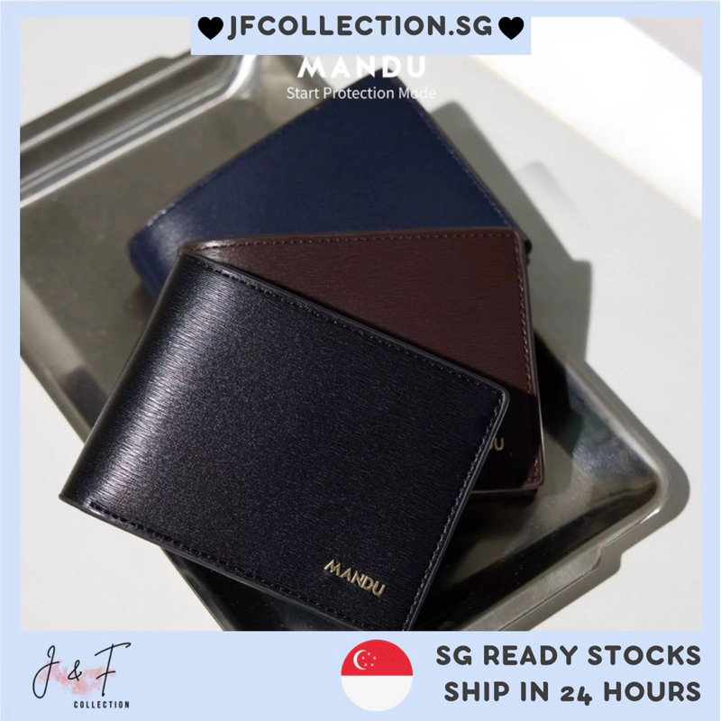 [SG Instock] Bifold short wallet for men casual flip wallet | Shopee ...