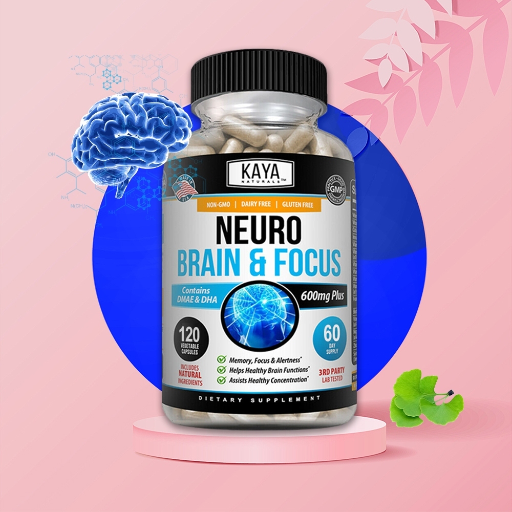 Neuro Brain & Focus 60ct, Healthy Memory Function, Clarity Nootropic ...