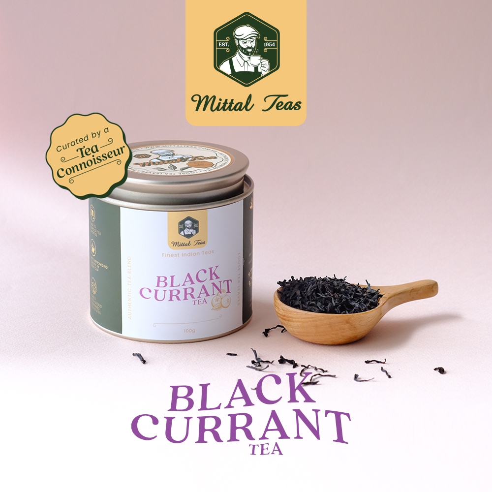 Mittal Tea, Finest Tea | Blackcurrant Black Tea | Loose Leaf & Pyramid ...