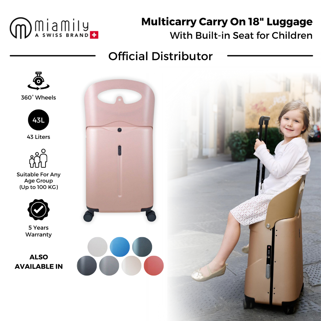 Miamily Luggage With Seat