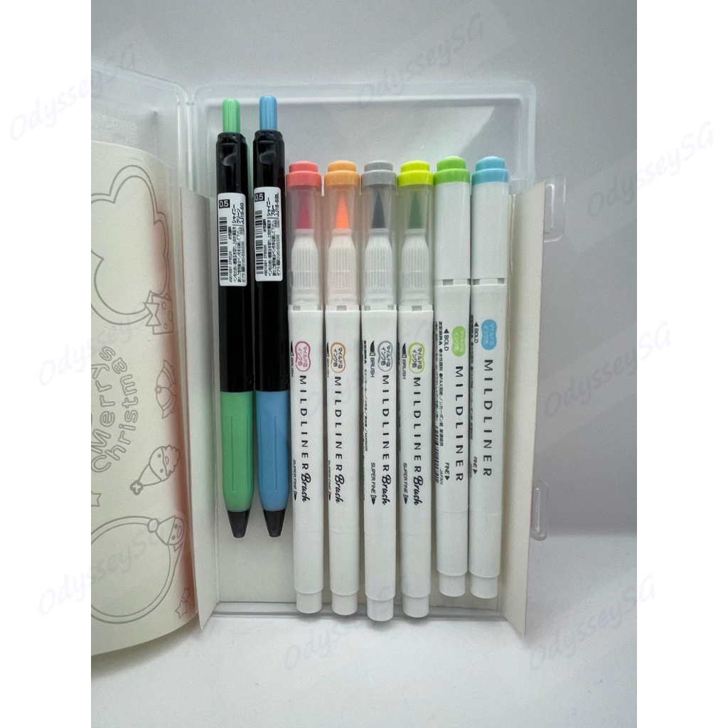 Zebra Creative Value Pack 9 PC Set -Mildliner, Sarasa Decoshine ...