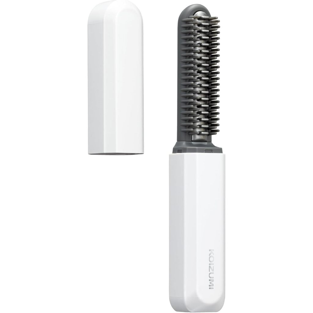 髪ツヤ　CORDLESS HAIRBRUSH IRON ホワイト ハントキー 髪ツヤ コードレスブラシアイロン Huntkey（ハントキー