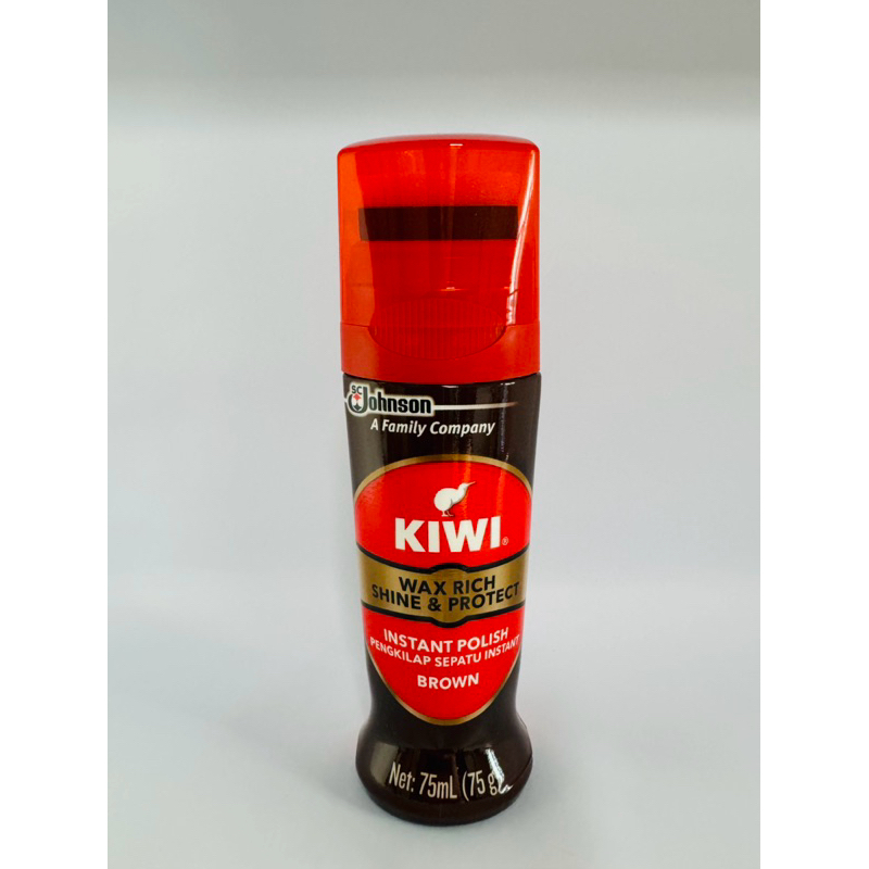 Kiwi Wax Rich Shine Protect Liquid Polish Brown 75ML Shopee Singapore