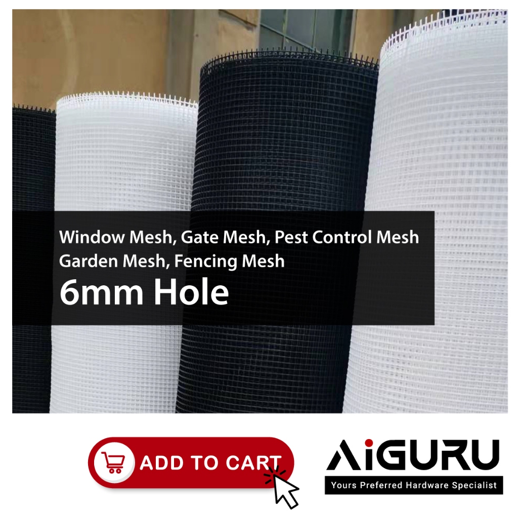 UV Resistant PVC Gate Guard Net Jaring Pagar Plastik Garden Net Jaring ...