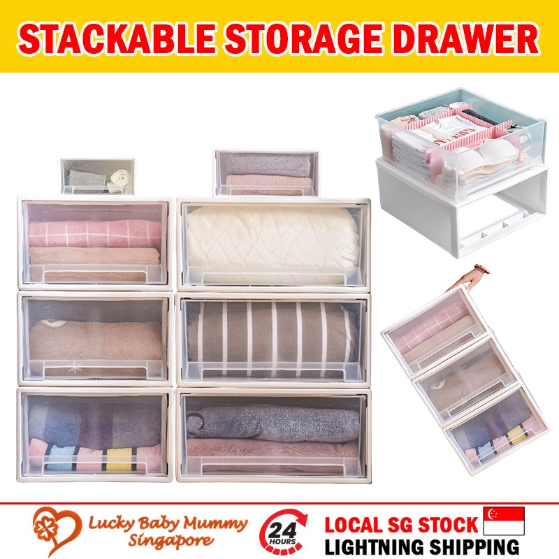 Stackable Storage Drawer / Space-Saving Clothes Organizer / PP ...