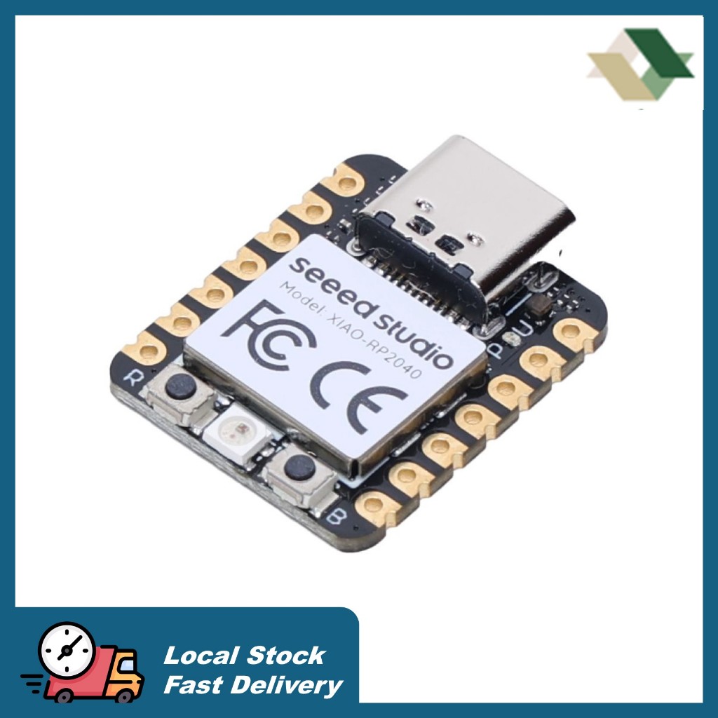 3PC Seeed Studio XIAO Raspberry Pi RP2040 Board Low-power MicroPython ...