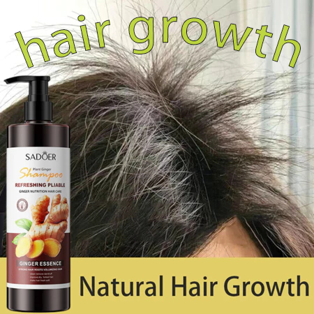 Ginger Hair Growth Shampoo Anti-Hair Loss 7 Day Fast Promotes Hair